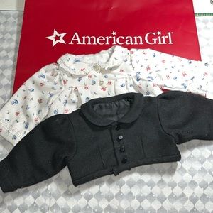 American Girl Doll Emily Pajama Top and Josefina Spencer Jacket EUC